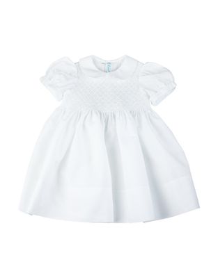 White Diamond Smocked Dress
