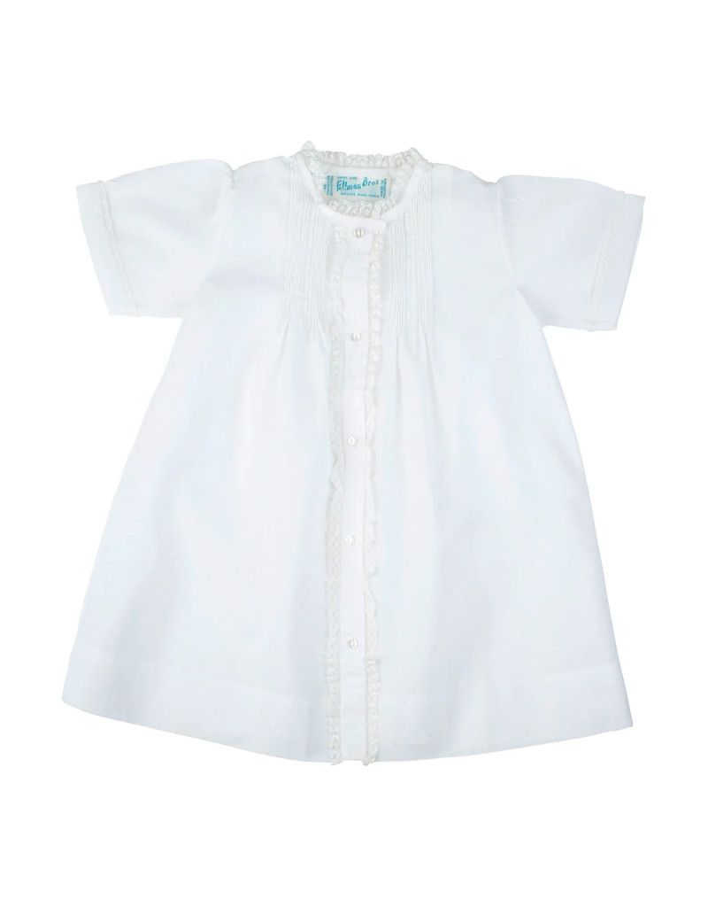 White Girls Lace Folded Daygown