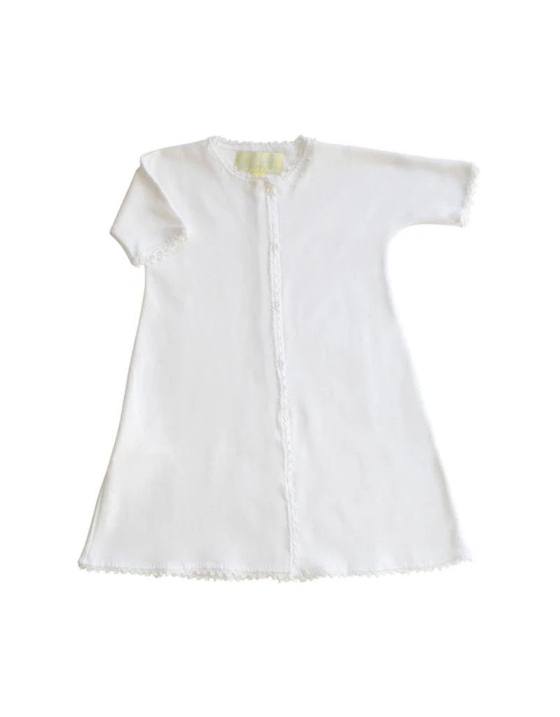White Jersey Day Gown