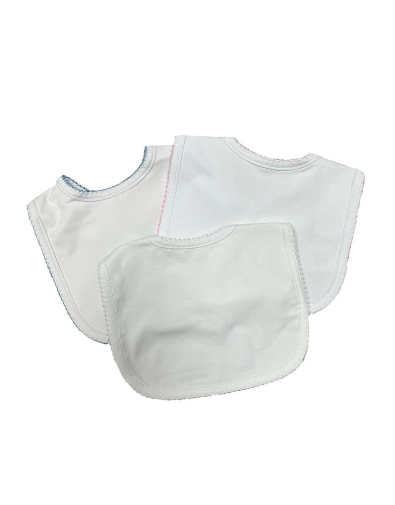 White Knit Bib