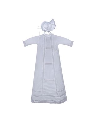 White Logan Christening Gown Set