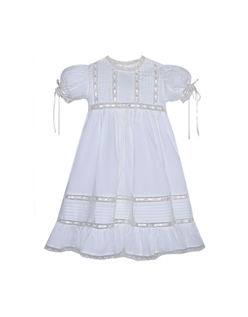 White Margaret Dress-White Lace