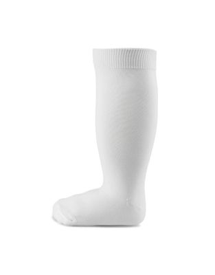 White Nylon Knee High 8605