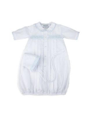 White/Blue Gown And Hat P1182