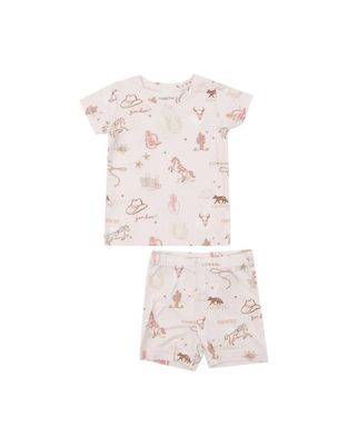 Wild West Pink Short PJ Set