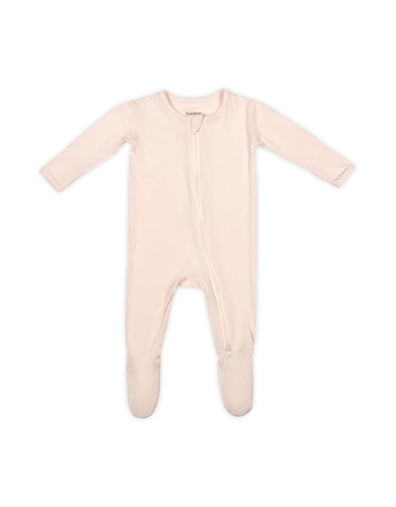 Zipper Footie Peachy Pink