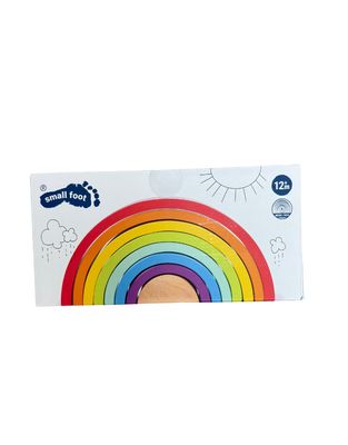 Wooden Building Blocks Rainbow