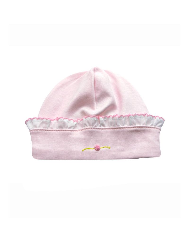 Pink Ede Rose Buds Pima Cotton Hat