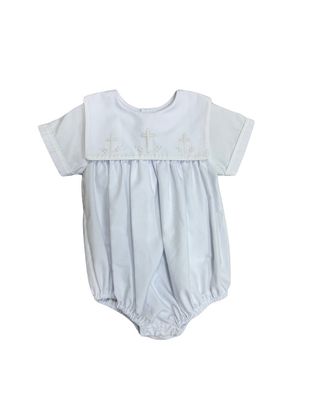 Boy Cross Row Bubble White