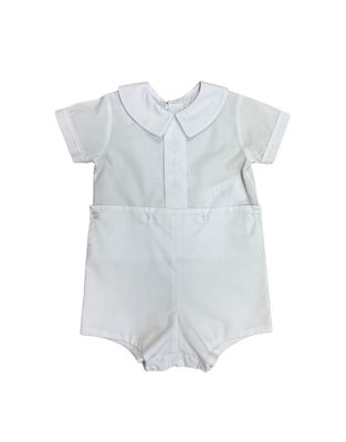 White Boysuit w/ Cross