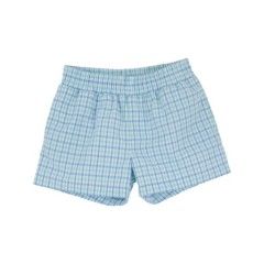 Sheffield Shorts, Sunrise Blvd Blue &amp; Turks Teal Chandler Check