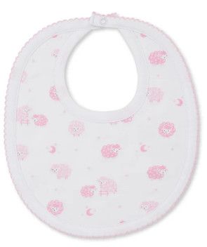 Pink Baa Baa Sheep Bib