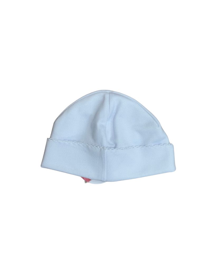 White Pima Hat with White Trim, NB