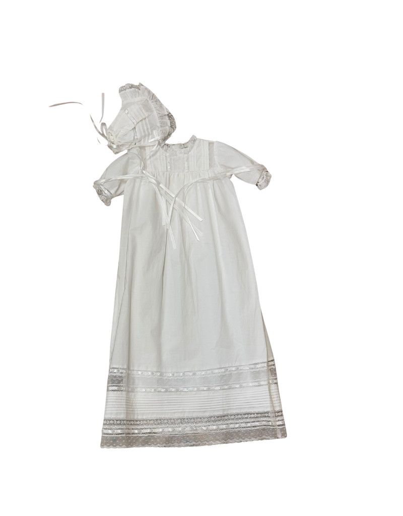 White Riley Christening Gown