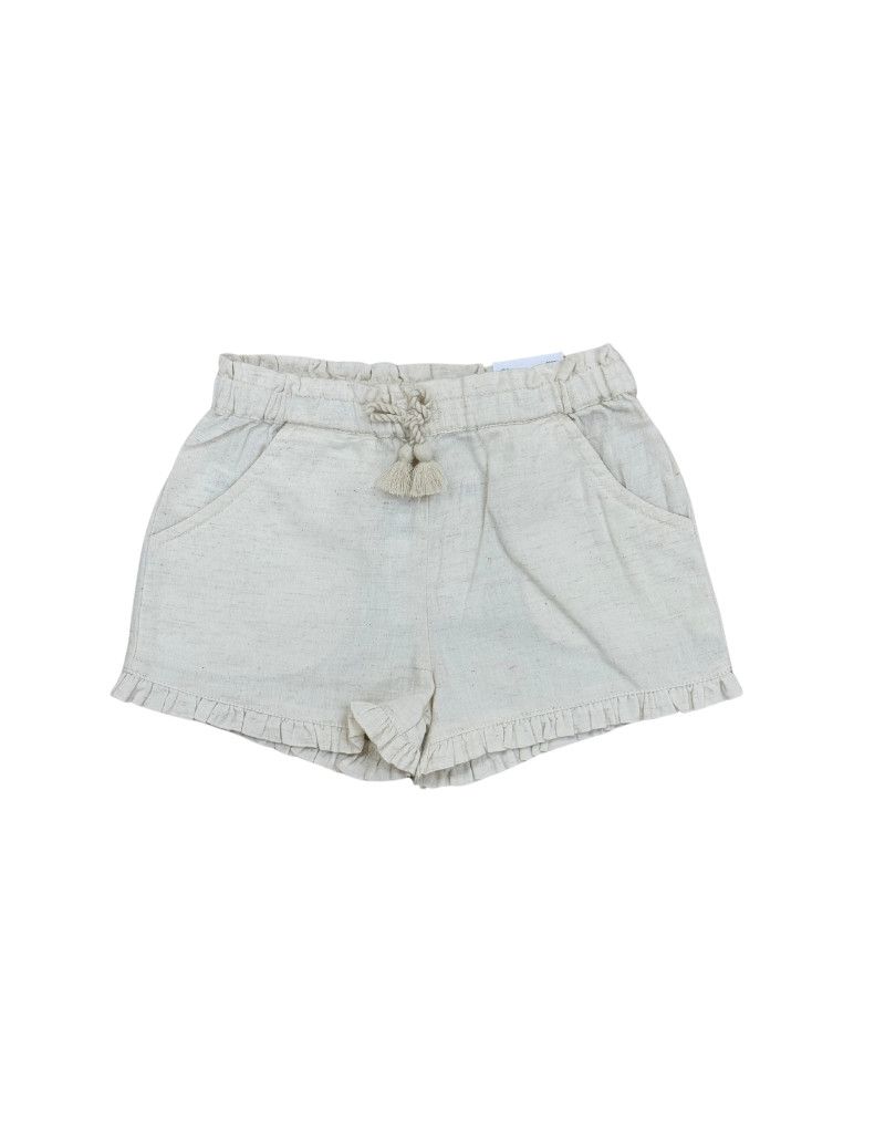Ivory Ruffle Shorts
