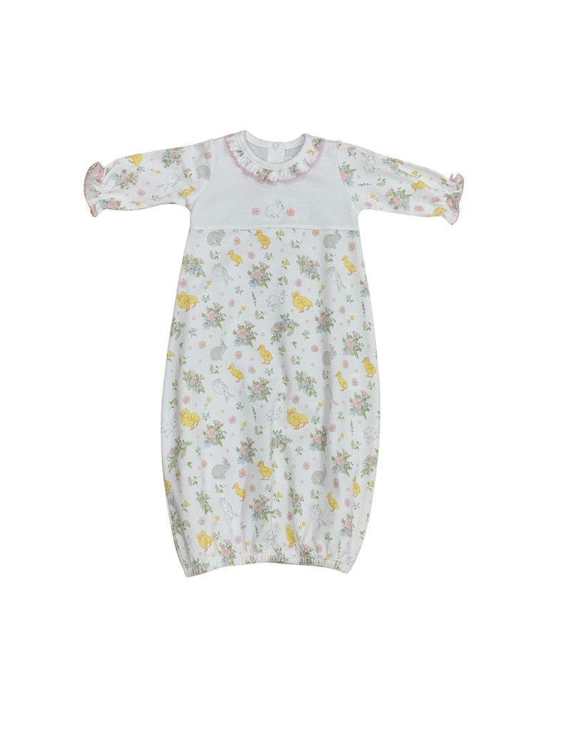 Easter Floral Ruffle Daygown