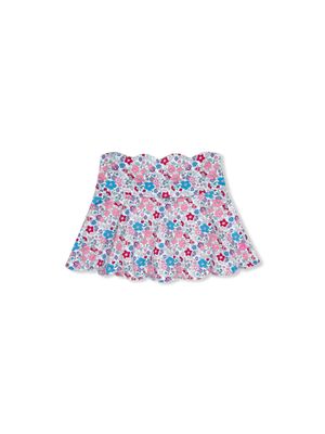 Zoe Scallop Skort- Bloomberry Floral