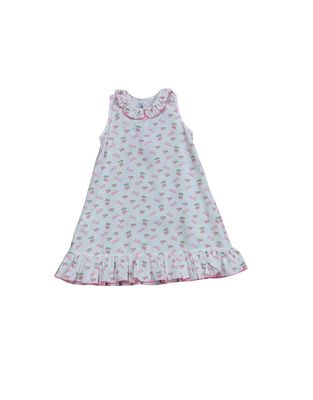 Sleeveless Strawberry Bow Gown