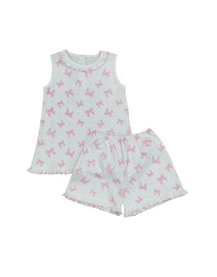 Pink Bows Short Set 