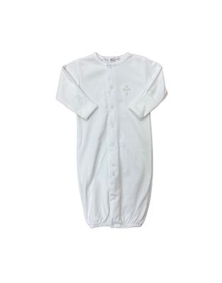 White Pima Cross Converter Gown