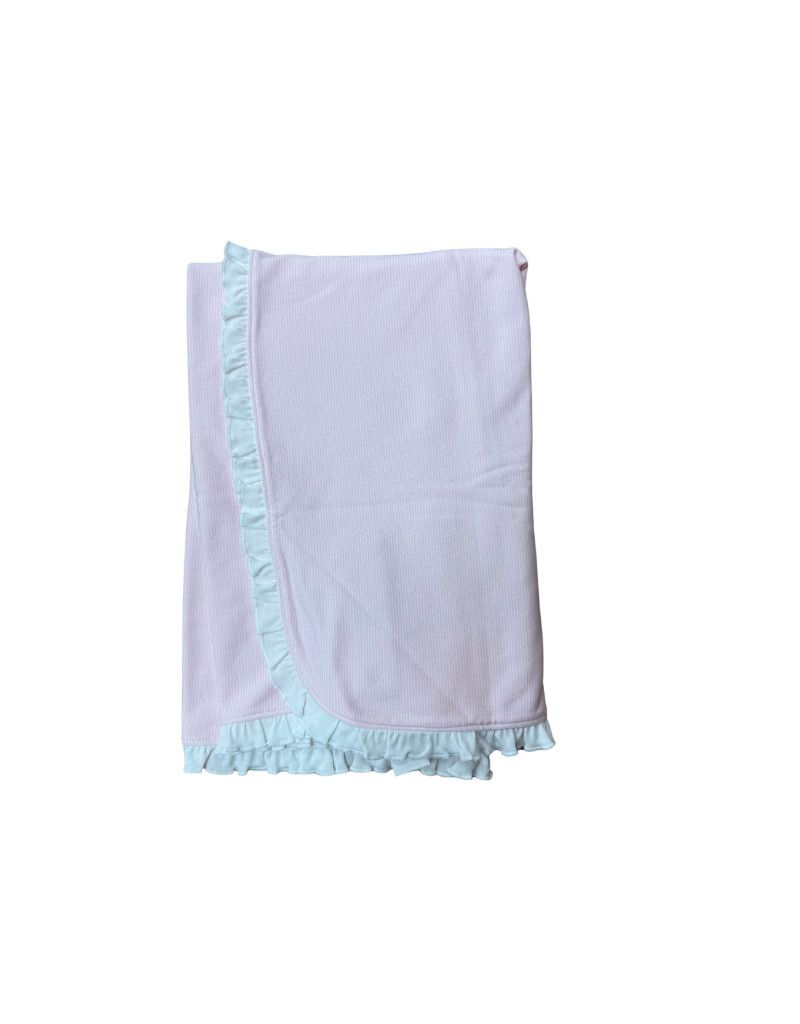 Baby Girl Classic Pink Stripe Blanket