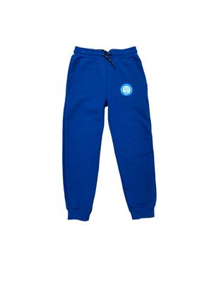 Blue Fleece Basic Trousers 719