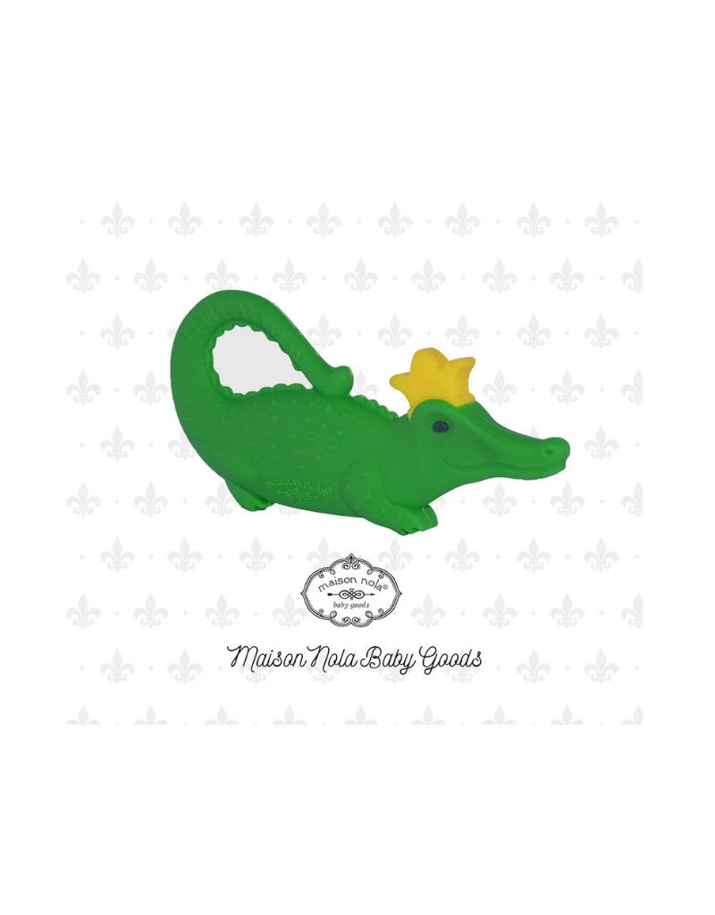 Gator Green Silicone Teether