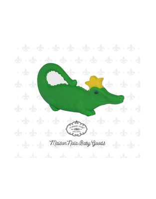 Gator Green Silicone Teether