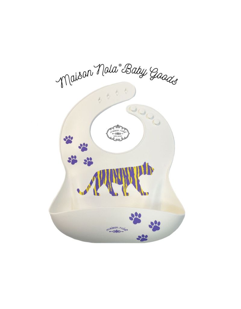Tiger Silicone Bib
