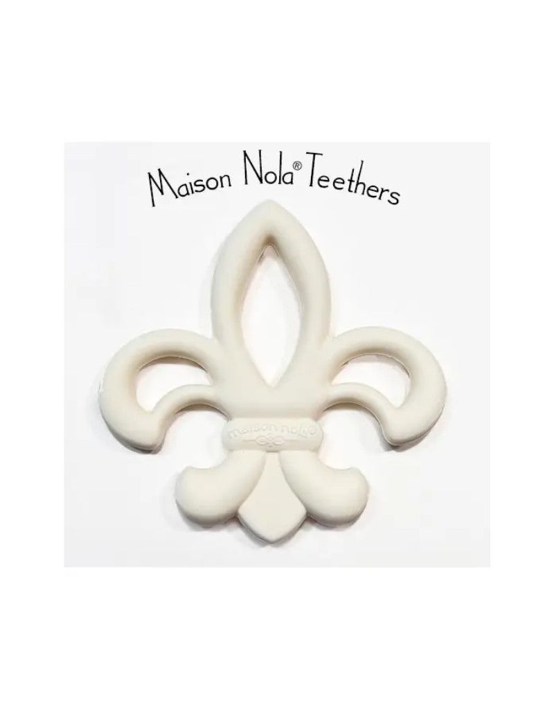 Ivory Fleurdelis Teether