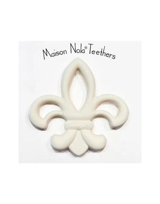 Ivory Fleurdelis Teether
