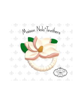 Magnolia Silicone Teether Pink