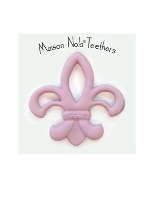 Pink Fleurdelis Teether