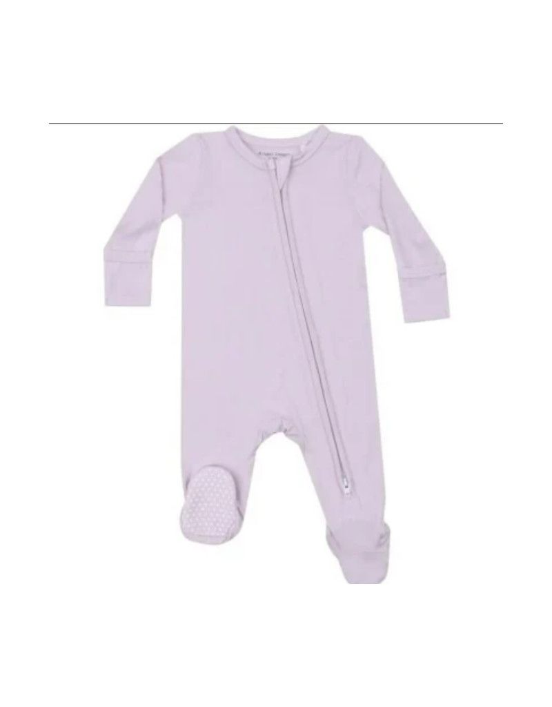 Bamboo Orchid Hush - 2 Way Zipper Footie