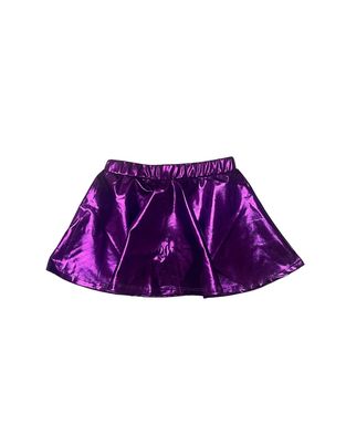 Metallic Purple Skort