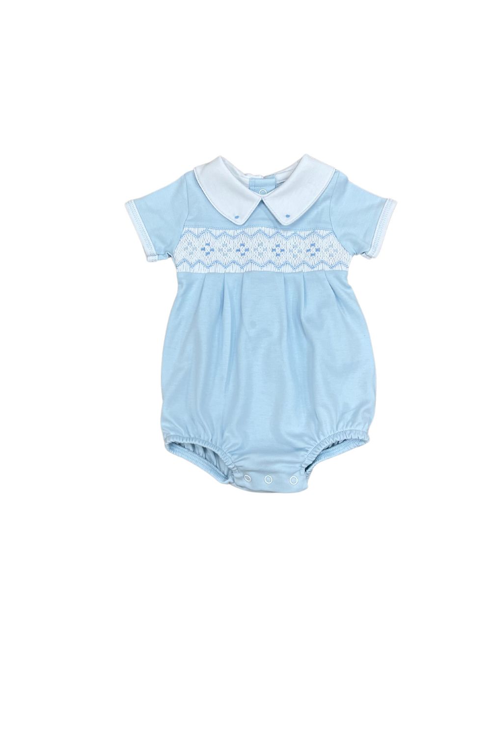 Emily and Ethan Smk Collared Bubble, Blue