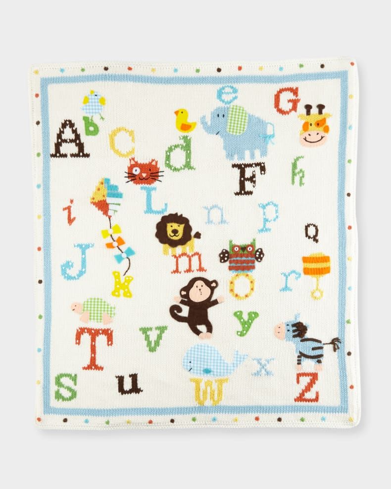Alphabet Soup Blanket