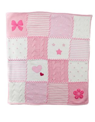 Pink Patchwork Blanket