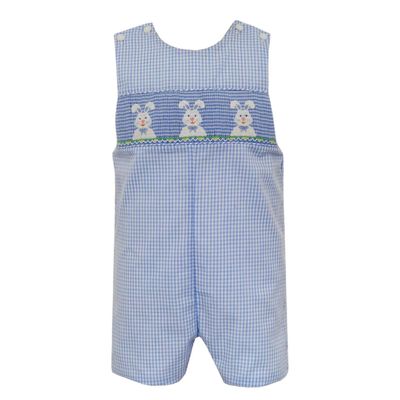 Light Blue Check Bunny Jon Jon