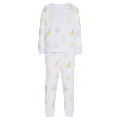 Printed Pjs, Easter Eggs 4t