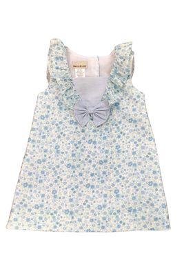 Carly Blue Floral ALine Dress