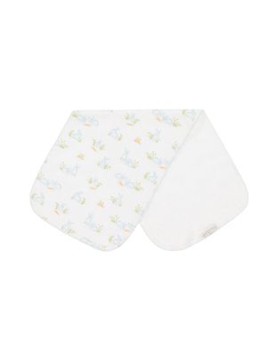 Baby Bunny Patch Blue Burp