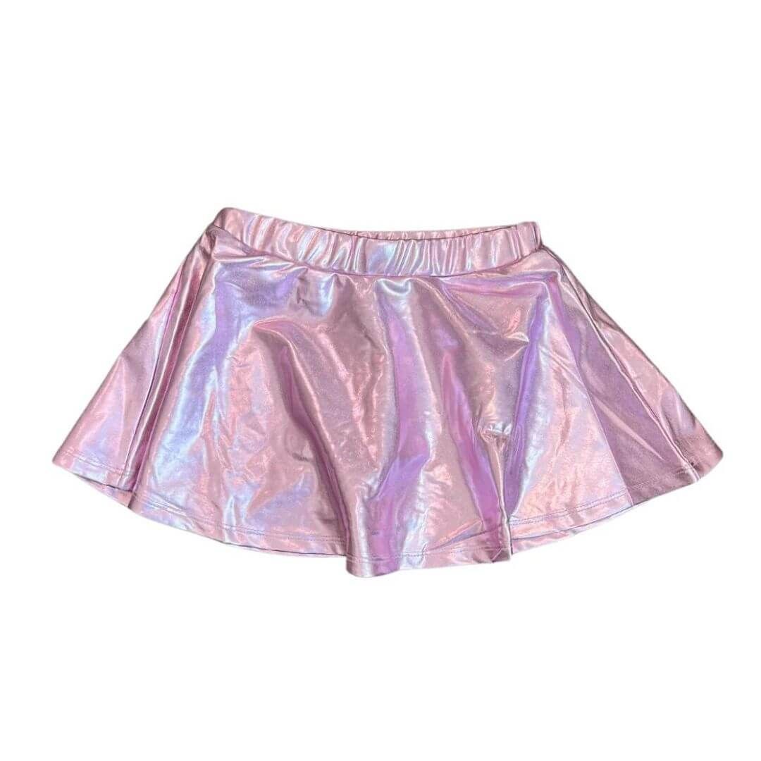 Zoe Metallic Lavender Skirt