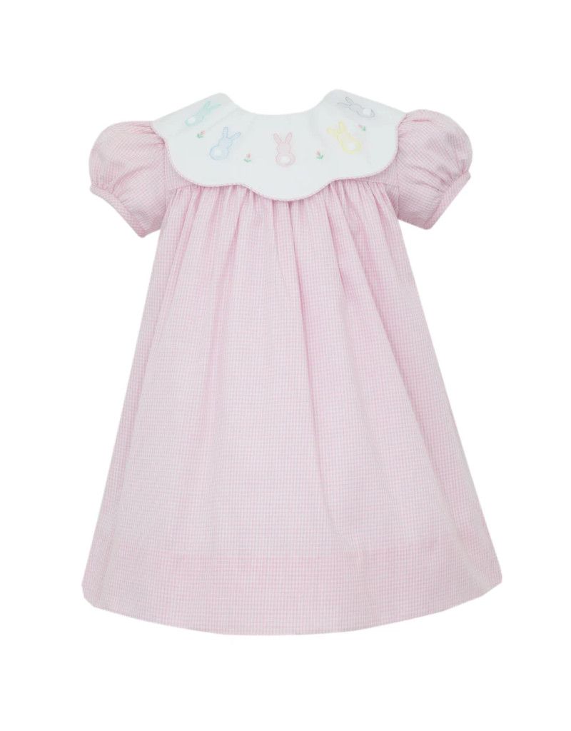 Cottontails Pink Gingham Girl&#39;s Dress
