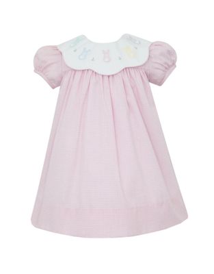 Cottontails Pink Gingham Girl&#39;s Dress