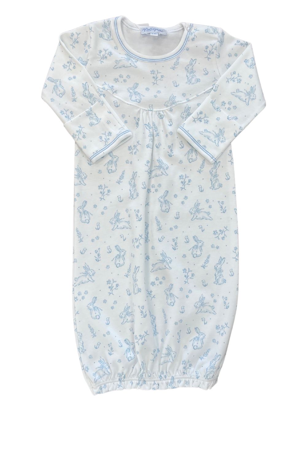 Blue Bunny Toile Gown