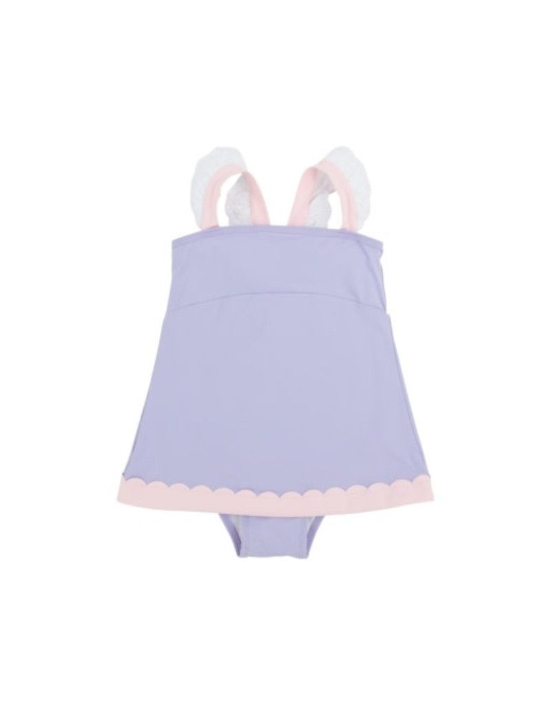 Sanctuary Scallop Swimsuit, Lauderdale Lavender