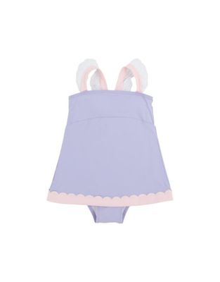 Sanctuary Scallop Swimsuit, Lauderdale Lavender