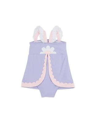 Sanctuary Scallop Swimsuit, Lauderdale Lavender