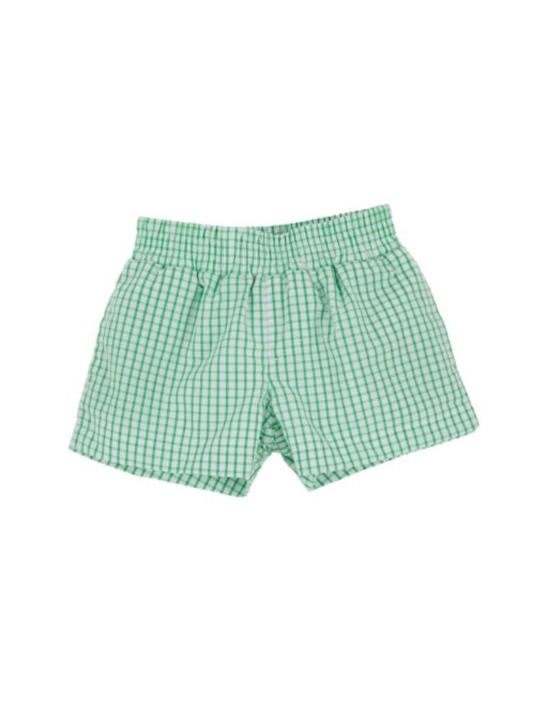 Sheffield Shorts, Kiawah Kelly Green Windowpane